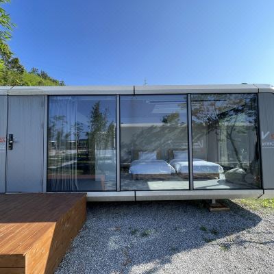 微宿V5太空舱·湖景星空双床房