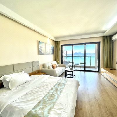 奶油风180度海景大床房（浴缸+吊篮）