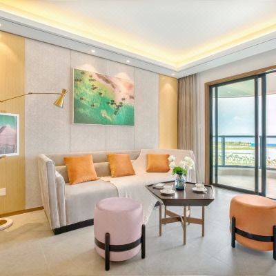 豪华·奢享海景套房（超大阳台+绝美海景+银滩附近）