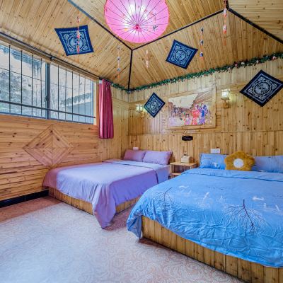 水墨舒适家庭双床房