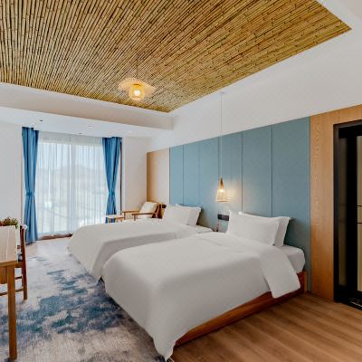 听雨·亲子双床房｜私享露台+全景落地+竹韵风情