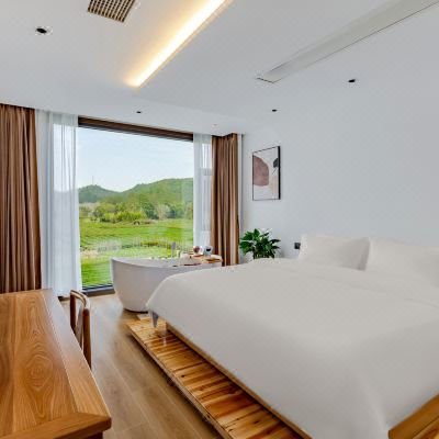 听琴抚·双床套房｜双全景落地+网红私汤+无敌万亩茶景