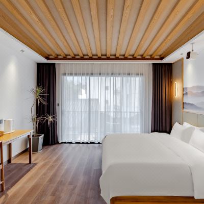 听沙·大床房｜私享露台+私人影院+私享超美庭院景