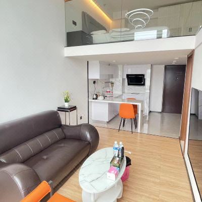 牡丹-Loft子母房+洗衣机+冰箱