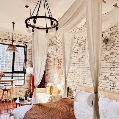 窗明几净（120寸坚果投影+乳胶床垫）