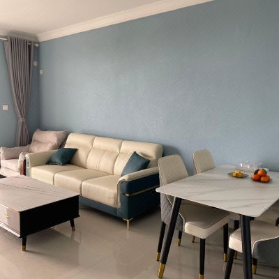 精致家两室一厅阳台海景度假榻榻米品茶藤椅套房（带洗衣机厨房厨具衣柜冰箱）