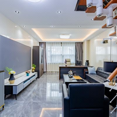 loft丨行政棋牌影院大床套房（可做饭、百寸幕布）