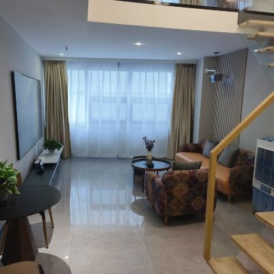 Loft冬暖智能影院双床套房（百寸幕布可烹饪）