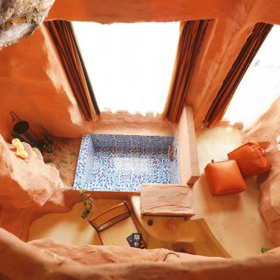 土耳其洞穴豪华套房4人间 (私人泳池)