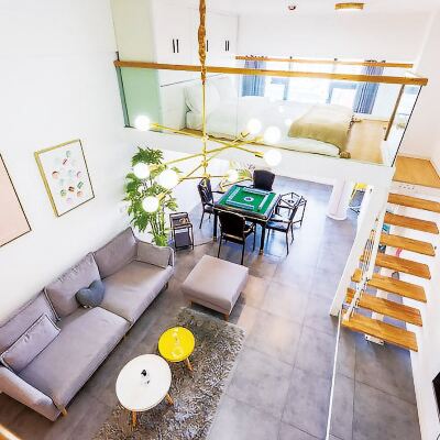 一期一会 | 乐享Loft商务麻将双床房