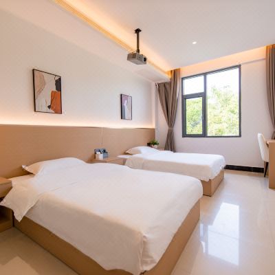 精品投影双床房