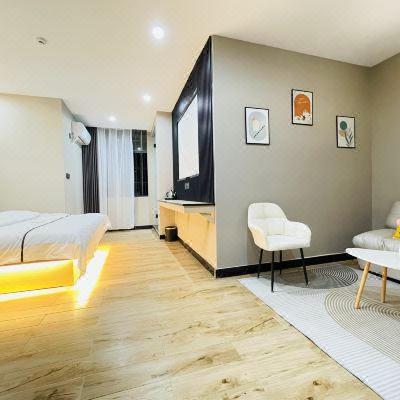 云朵投影大床房