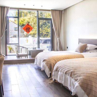 拾光庭院地暖双床房