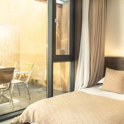 归觅庭院地暖双床房