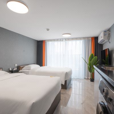 花汐行政城景双床房（洗衣机+品牌床垫）