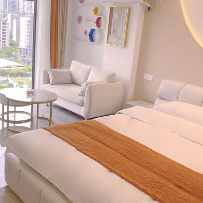 投影浪漫大床房