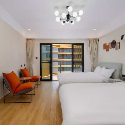 湖景亲子房（投影仪+洗衣机+厨房+阳台）