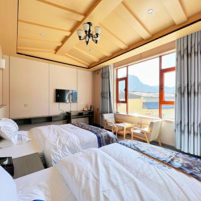 180°全景小奢双床房（有暖气）