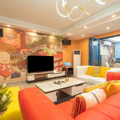 蓝天与海·5房临海洋房别墅｜KTV+麻将+烧烤+厨房