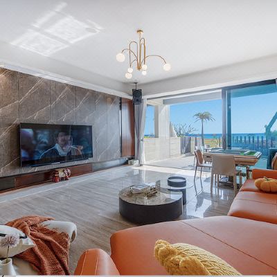 虹海一线·9房海景别墅｜KTV+麻将+烧烤+厨房