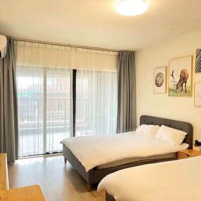 温馨园林双床房