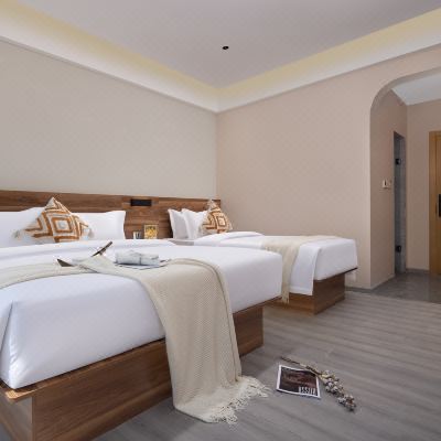 芊眠 · 180°全景双床房（智能马桶+加湿器+地暖+乳胶床垫）