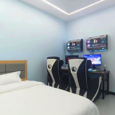 潮汐开黑双人间[全场I7-12代+144hz电竞屏+RTX3060Ti 32G显卡]+酒店提供自助洗衣房