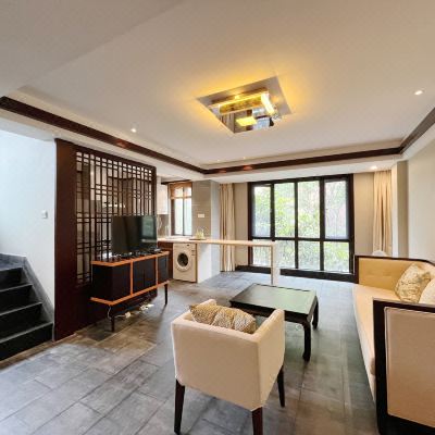 别院私享中式双层套房（自助厨房+小客厅+地暖）