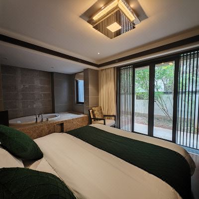 别院私享浴缸家庭套房（中式庭院+地暖）