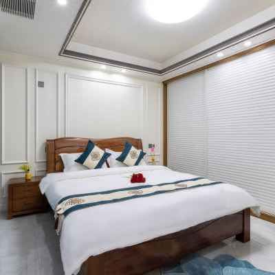 大阳台温馨豪华套房302 1室1厅1卫 景区入口处临河居家民宿可钓鱼