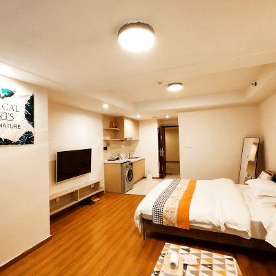 豪华大床房(带洗衣机+冰箱)