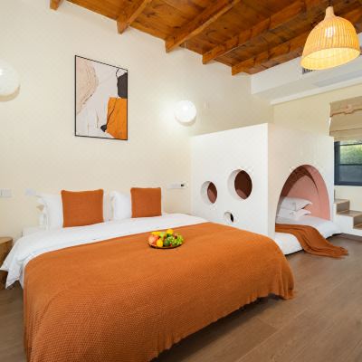 花行·温馨上下铺亲子套房（客厅+儿童帐篷）