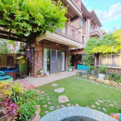 欧洲小院·4房5床·独栋别墅·泡池·K歌·麻将 ·烧烤·游戏机