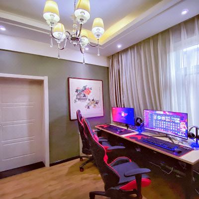 主题双排电竞套房[3070Ti显卡+32G+i7+HKC显示器+专线网络]