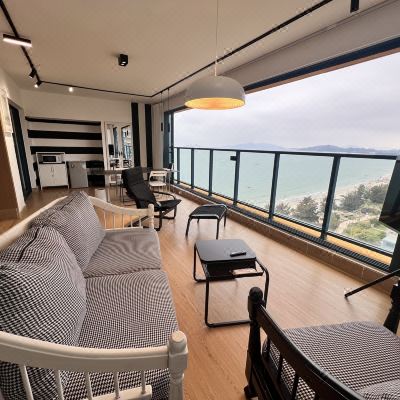 一线海景日落观景套房·ins极简风【全屋智能控制】