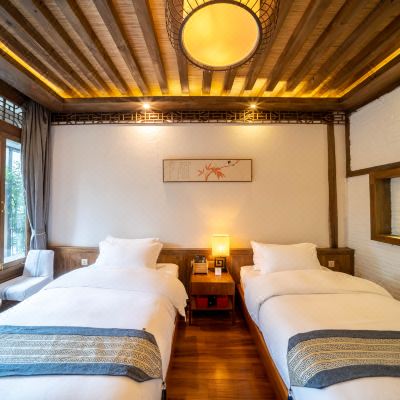 沐云.园景双床房