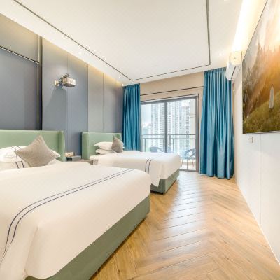 海景影视双床房