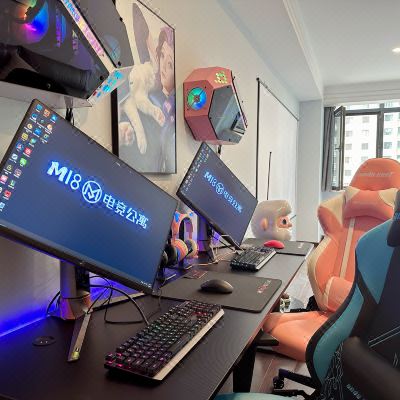 豪华情侣大床房[ROG赛事专用360hz显示器+GPW二代无线鼠标+RTX4060+13代i7+120寸影院级投影]