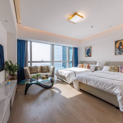 高层江景双床房