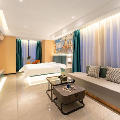 智能电视大床房[全屋智能+65寸高清液晶电视+乳胶床品]