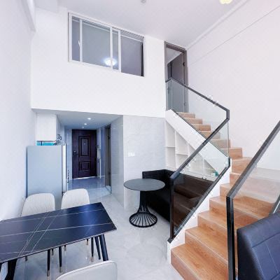 (瑾年) ins风精装修复式loft双床房