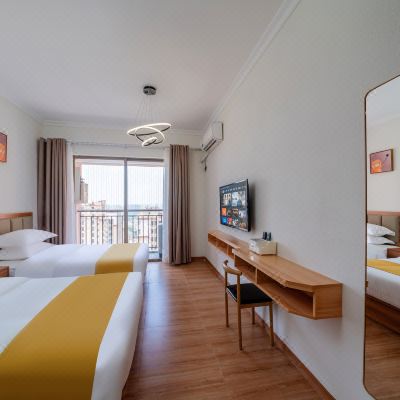 加菲猫主题双床房