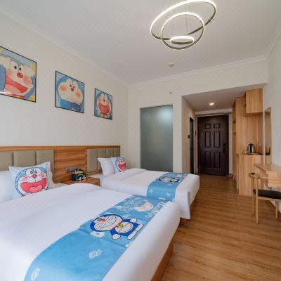 多啦A梦主题双床房