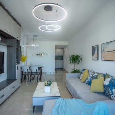 春江海岸・轻奢一线海景家庭亲子房（高层景观）