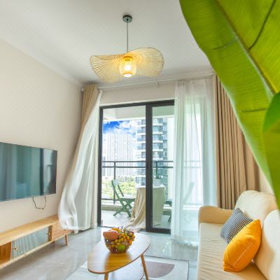 栖居·浪漫情侣大床套房·微海景