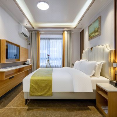 幕士塔格大床房（休闲飘窗+舒适沙发+提供自助洗衣房）