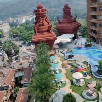 JL告庄西双景+舒适标间+星光夜市夜景