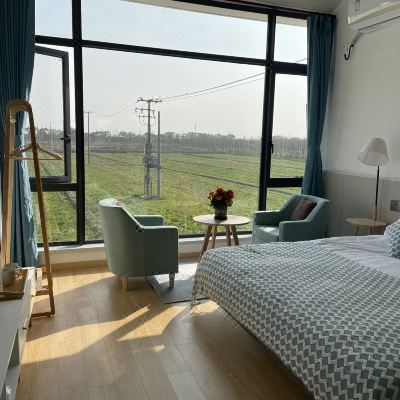 Loft超大视野落地窗双床房