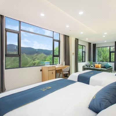 山岚.亲子双床房（洗衣机+地暖+加湿器+浴缸）