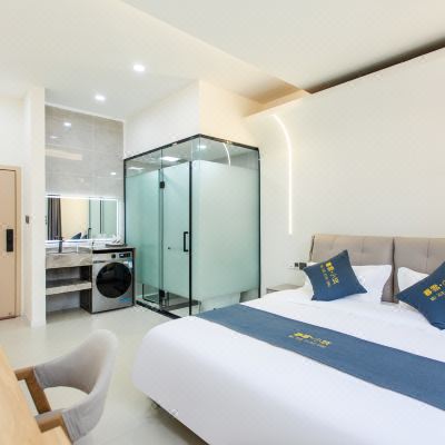 瑞雪.豪华大床房（洗衣机+地暖+加湿器）